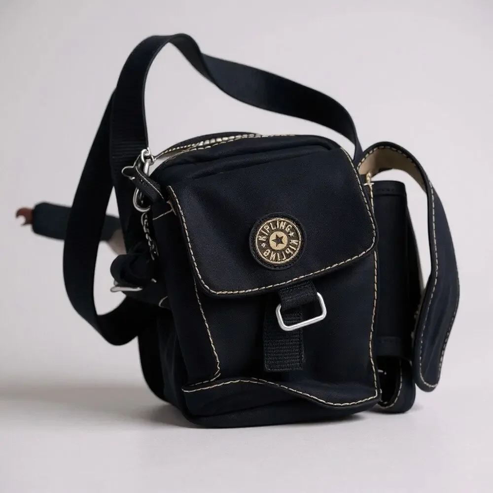 Kipling Women's Adjustable Strap Logo Crossbody Gorilla Charm Belt Bag One Size